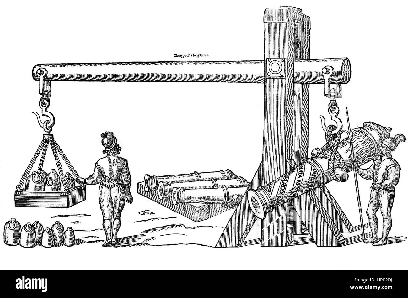 Tartaglia's Nova Scientia, 1588 Banque D'Images