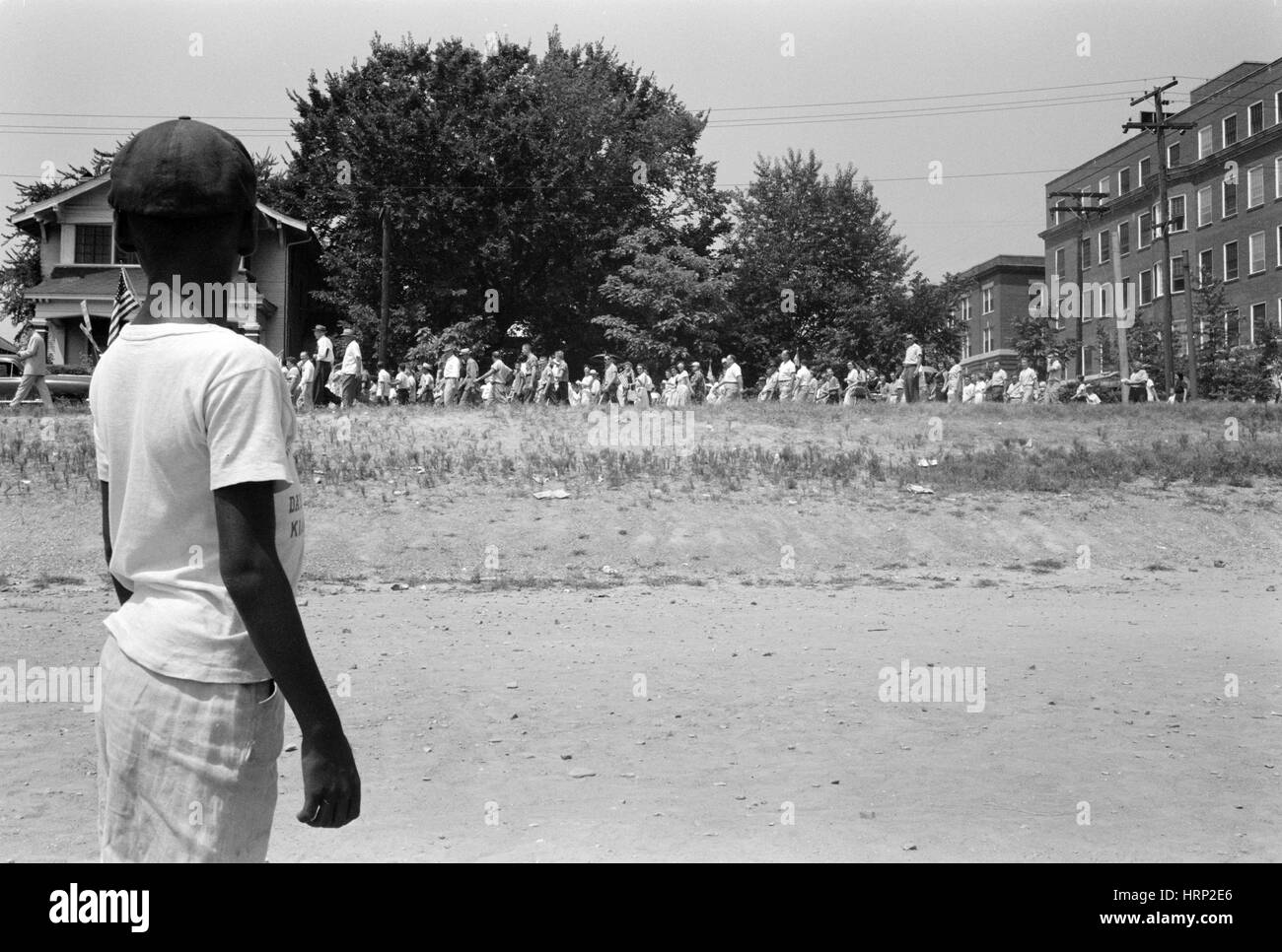 Pour protester contre le racisme, Little Rock Nine, 1959 Banque D'Images