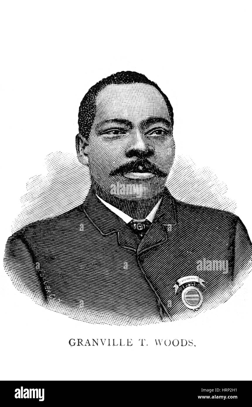 Granville Woods, l'inventeur américain Banque D'Images