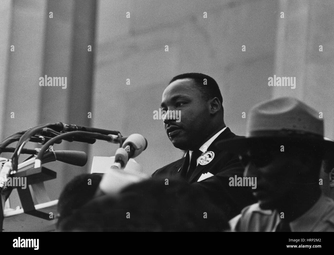 Martin Luther King Jr., Marche sur Washington, 1963 Banque D'Images