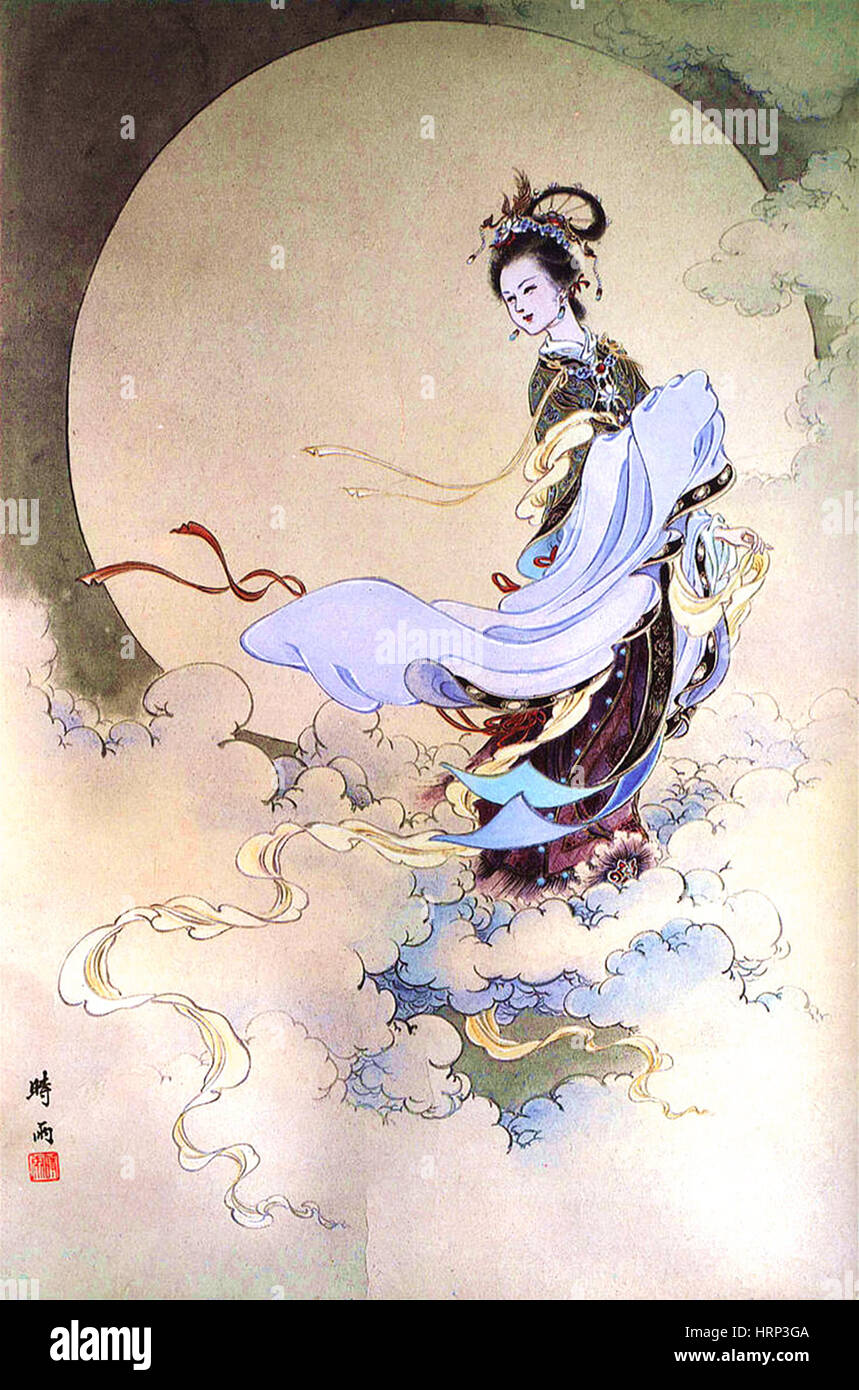 Chang'e, déesse lunaire chinois Banque D'Images