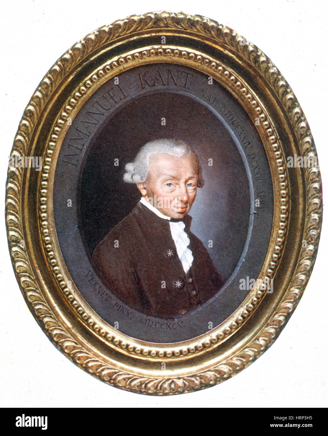 Emmanuel Kant, philosophe allemand Banque D'Images