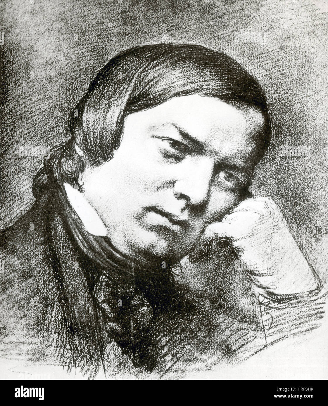 Robert Schumann, compositeur allemand Banque D'Images