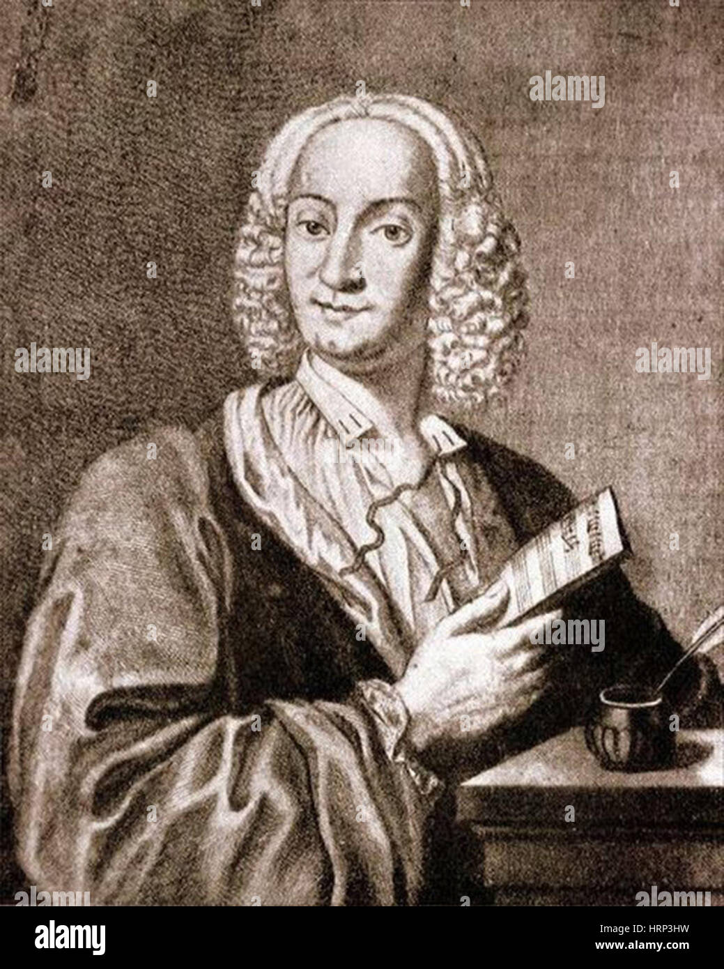 Antonio Vivaldi, compositeur italien Banque D'Images