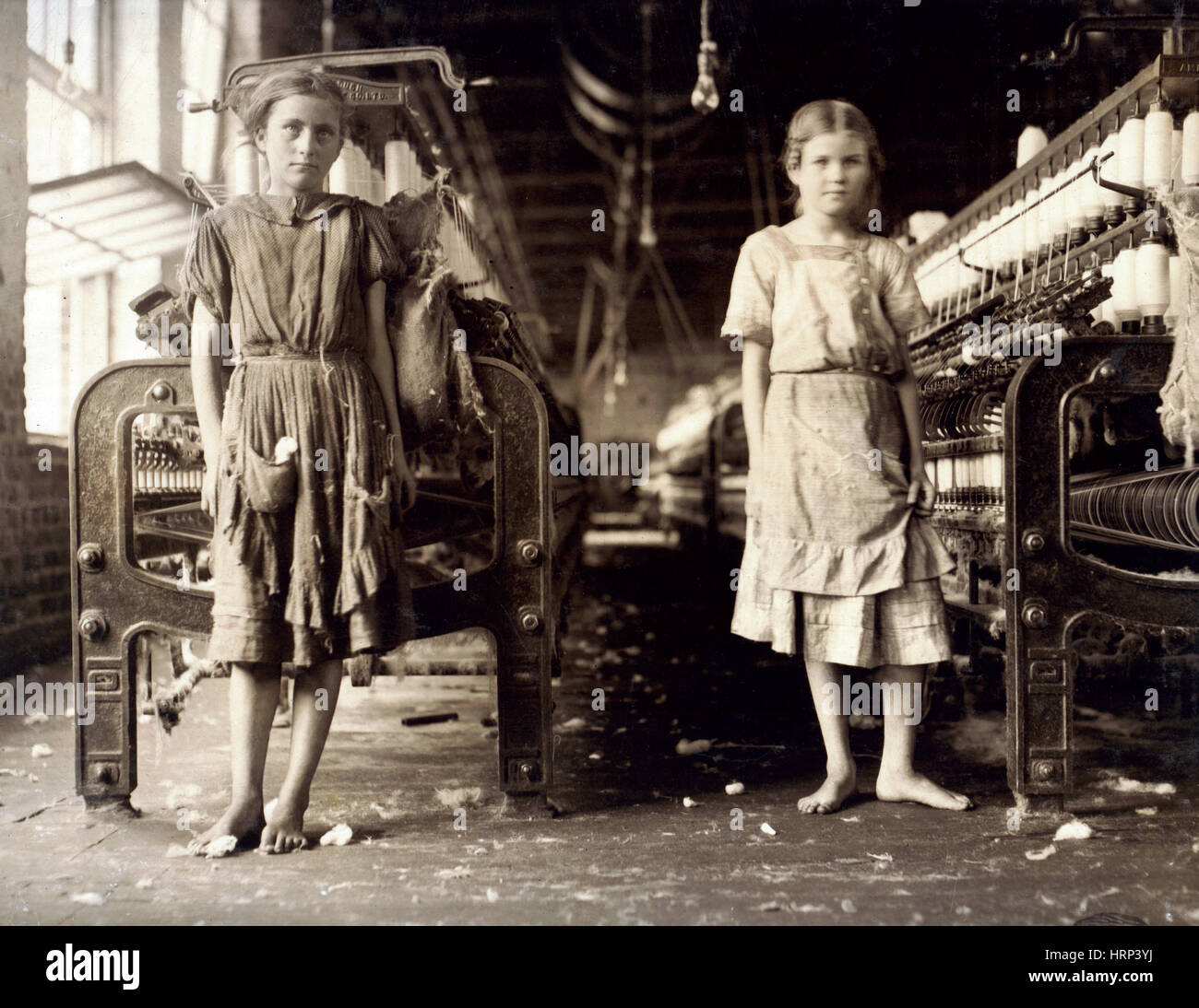 Les fileurs de coton, 1911 Banque D'Images