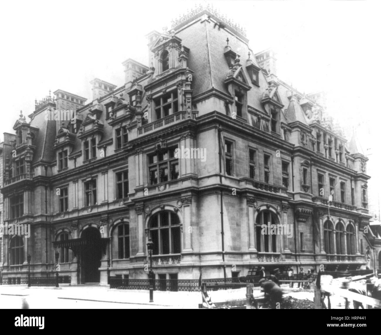 NYC, Astor Mansion, 1912 Banque D'Images
