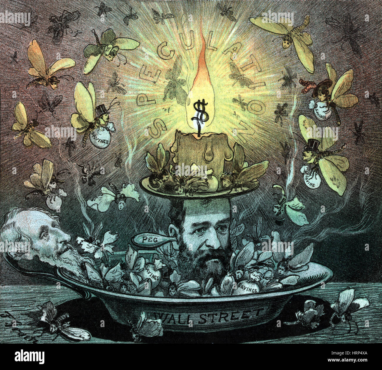 Satirical street art Banque de photographies et d’images à haute