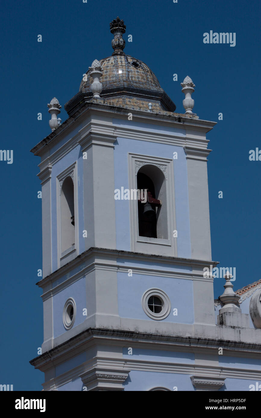 Billet : Ordem Terceira de São Domingos de Gusmão clocher de l'église - Site du patrimoine mondial de l'UNESCO : le centre historique de São Salvador, Bahia, Brésil. Banque D'Images