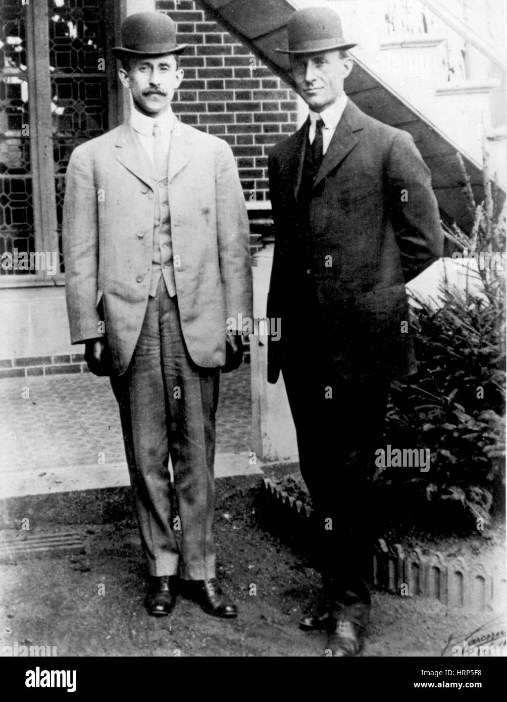 Orville et Wilbur Wright, 1909 Banque D'Images