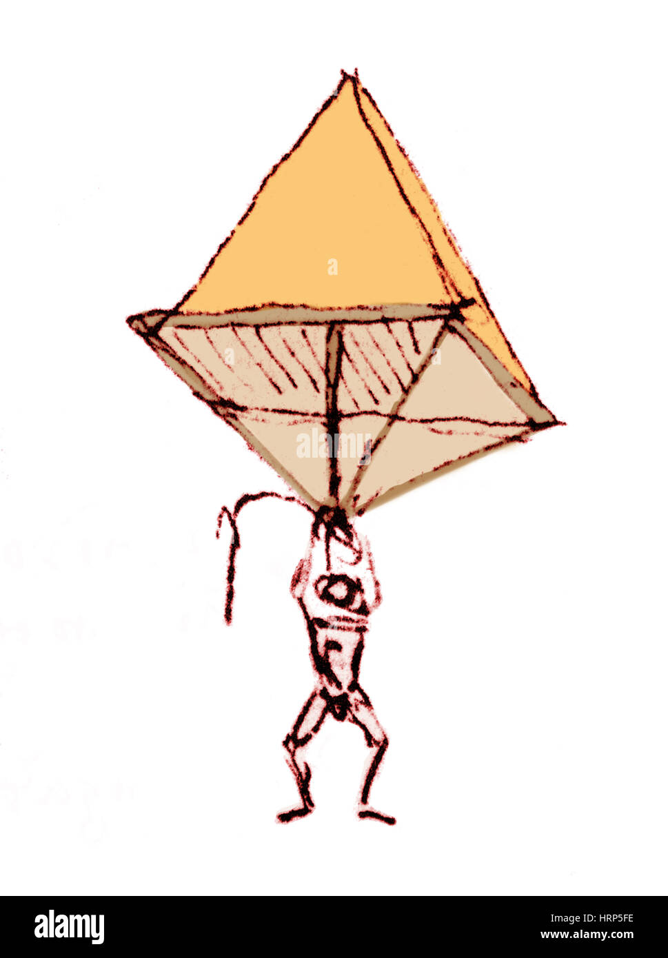 Leonardo da vinci parachute Banque d'images détourées - Alamy