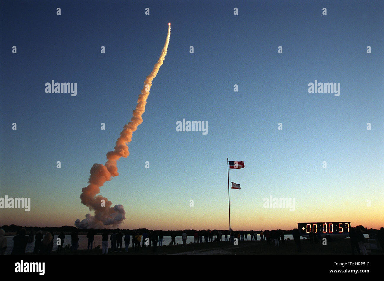STS-102, la navette spatiale Discovery Lancement, 2001 Banque D'Images