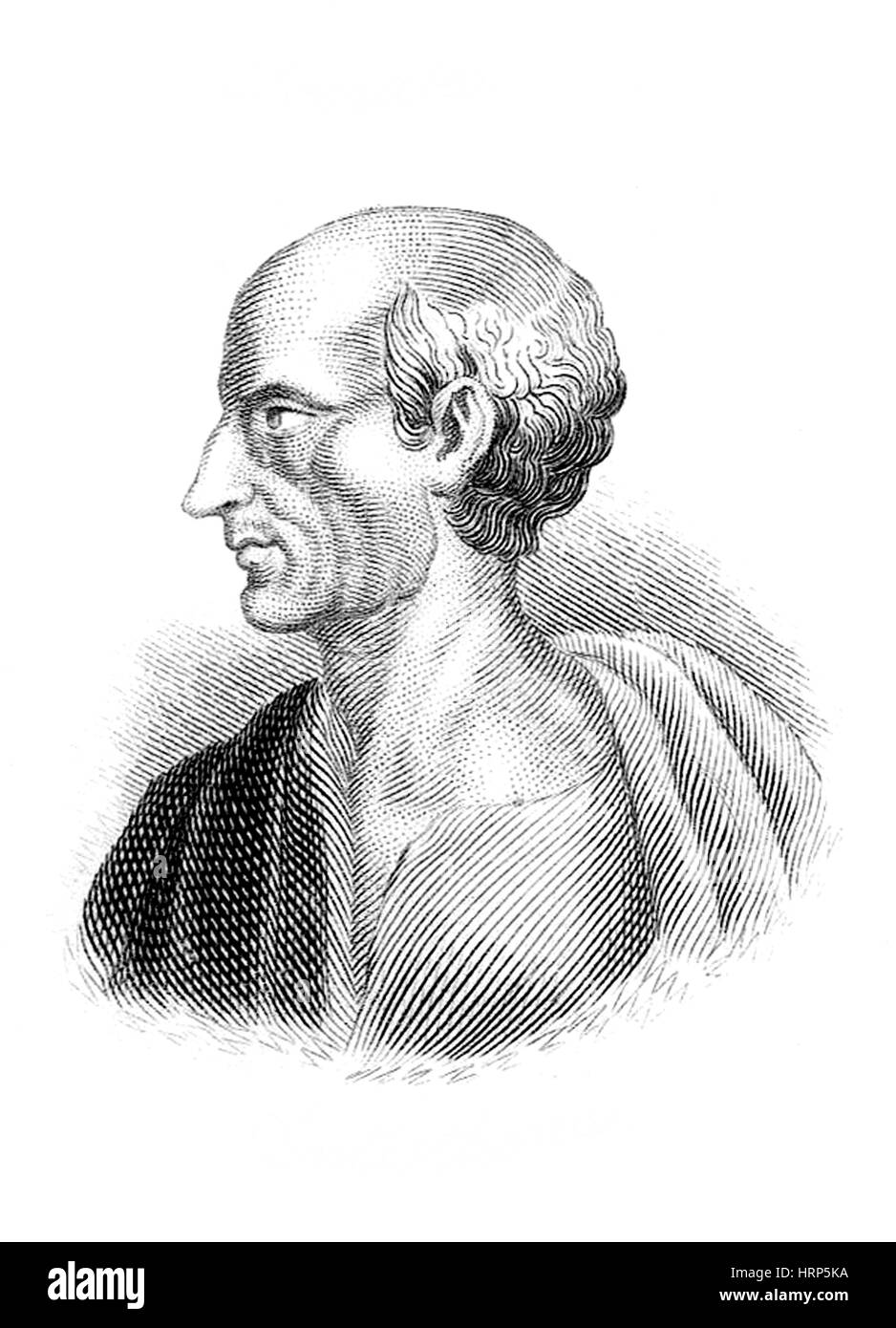 Antisthène, philosophe grec Banque D'Images