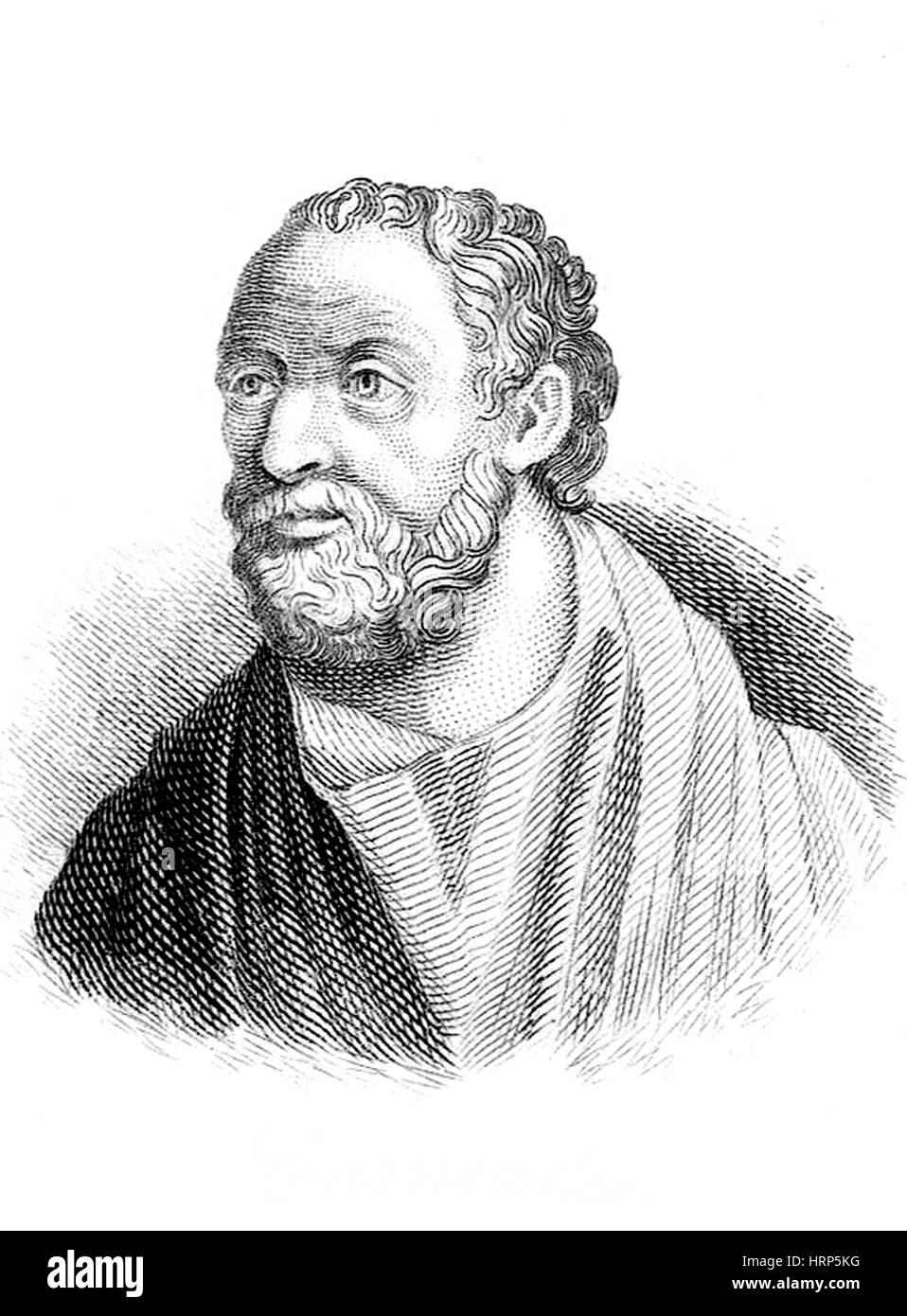 Carneades, philosophe grec ancien Banque D'Images