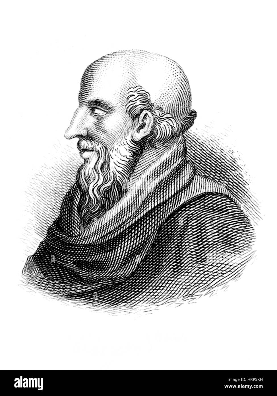 Pyrrhon, philosophe grec Banque D'Images