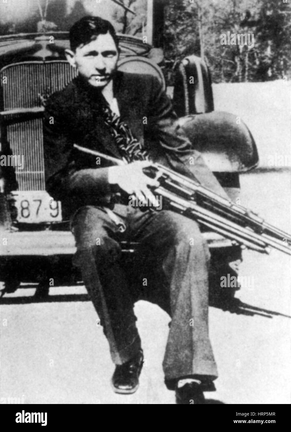 Clyde Barrow, criminel américain Banque D'Images