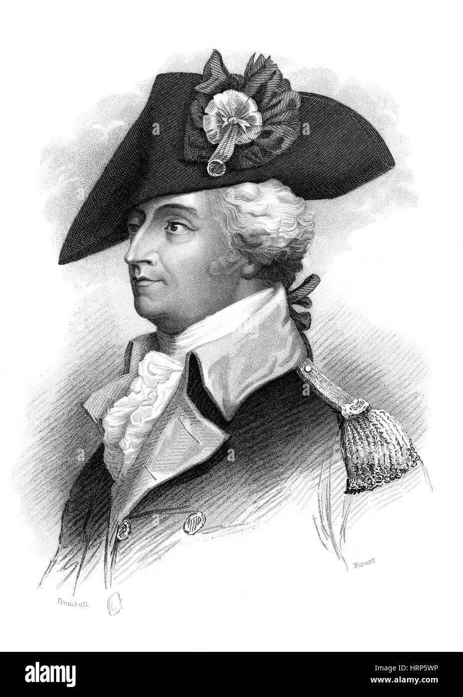 Anthony Wayne, Officier de l'Armée américaine Banque D'Images