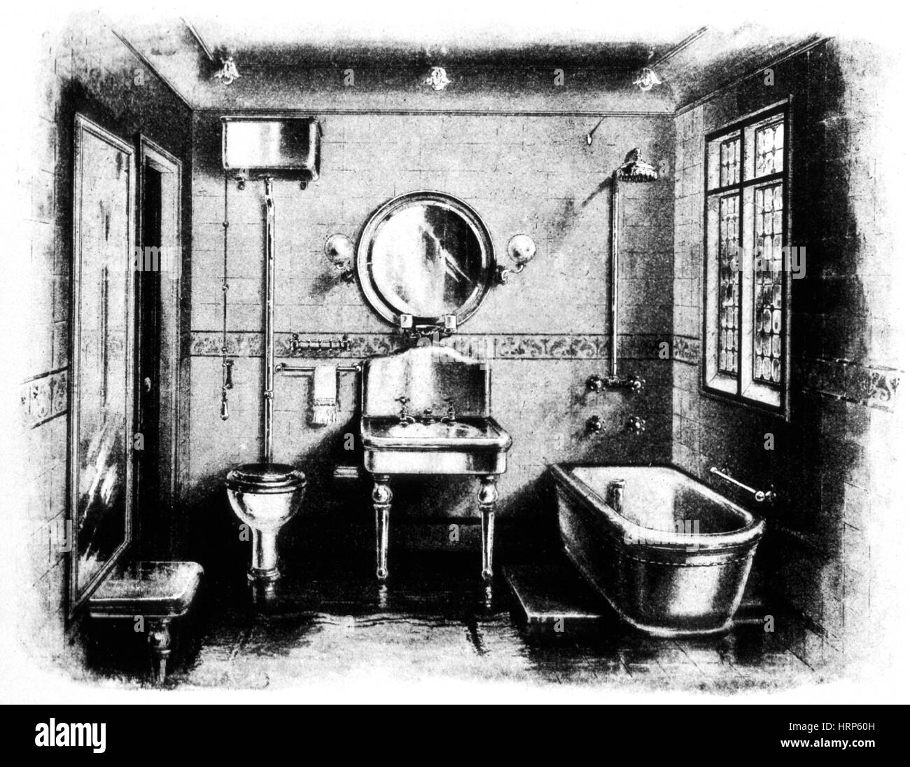 Pull chain toilet Banque d'images détourées Alamy