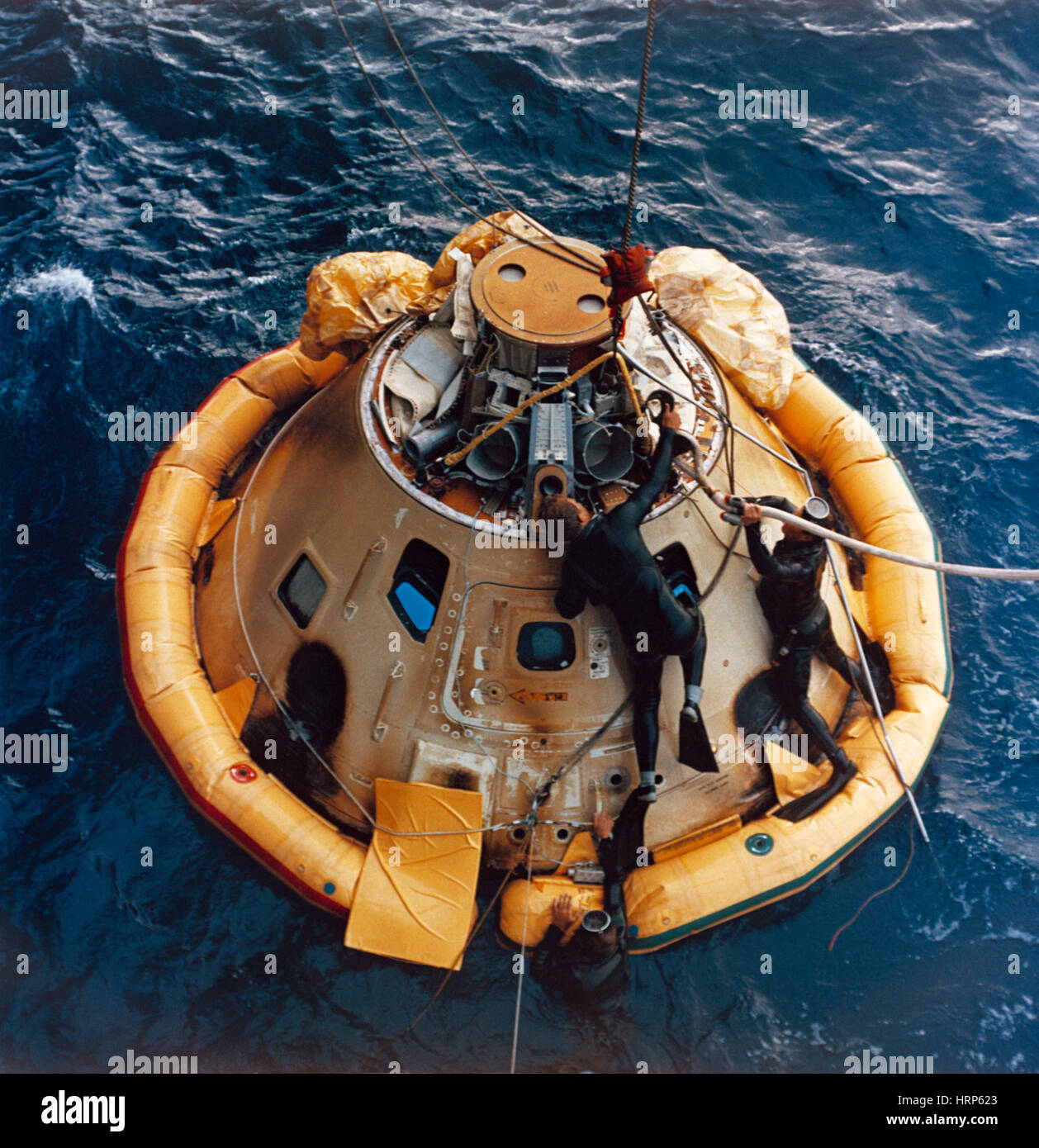 Apollo 6, 1968 Récupération Banque D'Images
