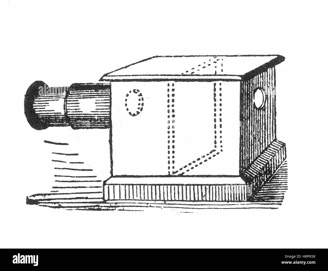 Camera Obscura, 19e siècle Banque D'Images
