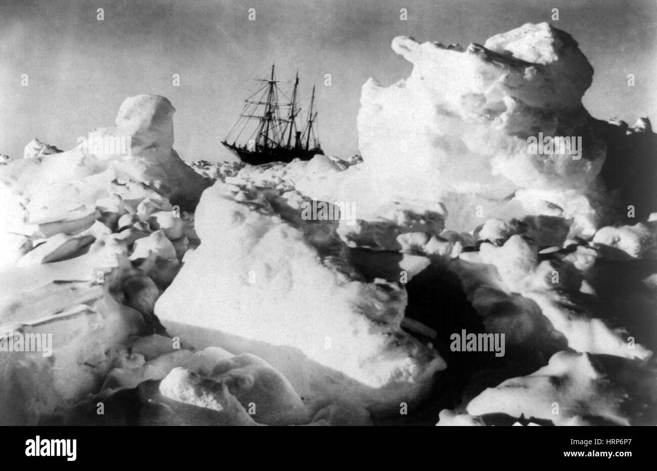 L'Endurance de Shackleton pris dans la banquise, 1915 Banque D'Images