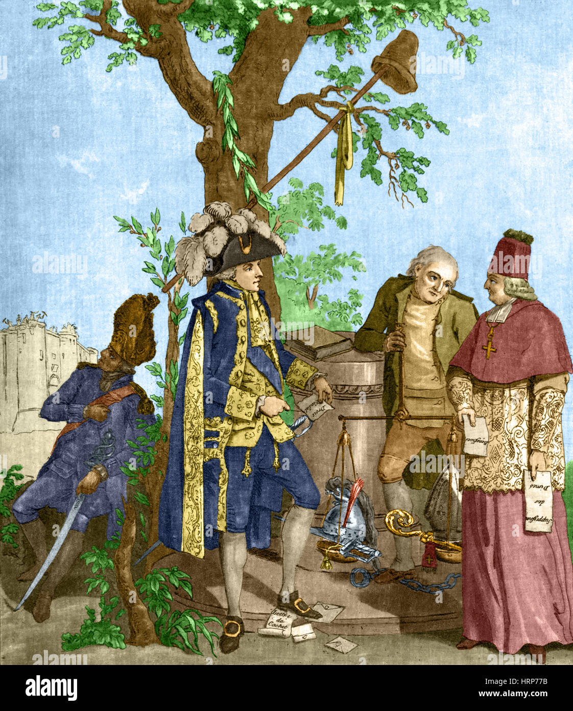 L'abolition de l'autorité de l'Église, 1789 Banque D'Images