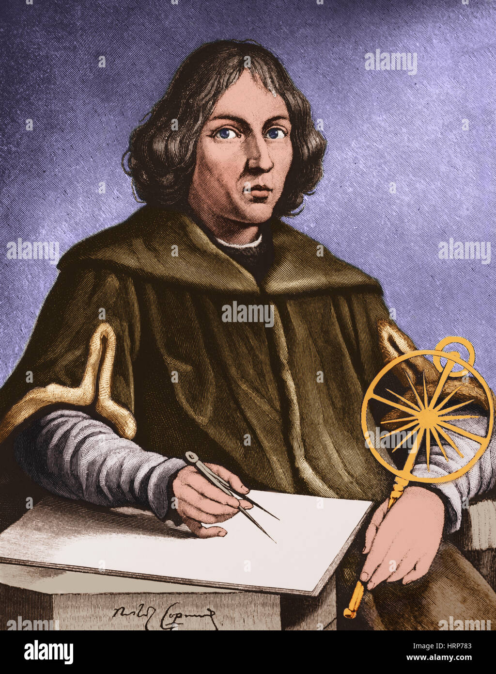 Nicolas Copernic, astronome polonais Banque D'Images