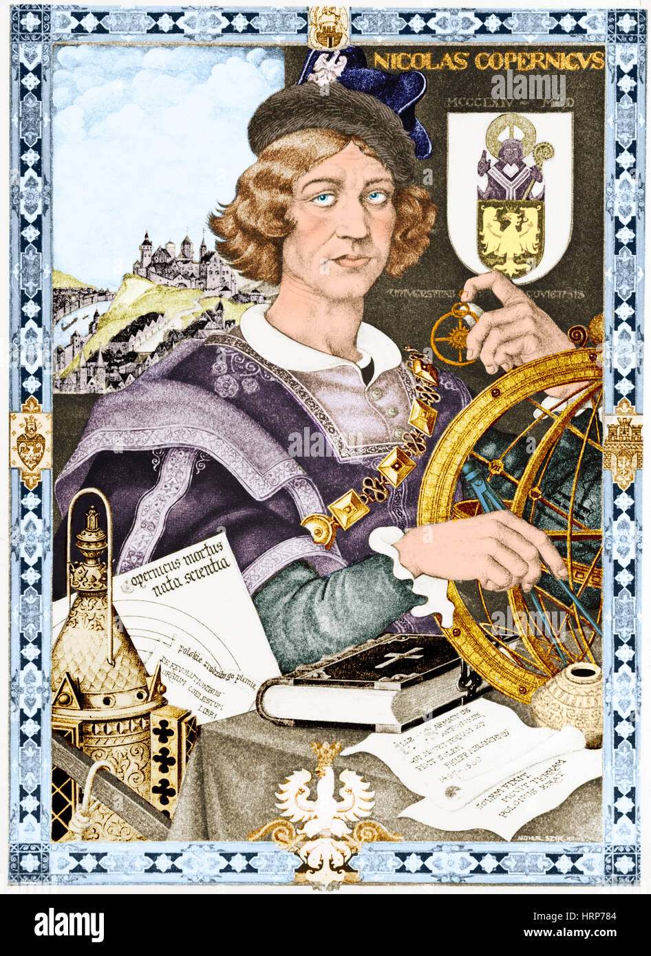 Nicolas Copernic, astronome polonais Banque D'Images