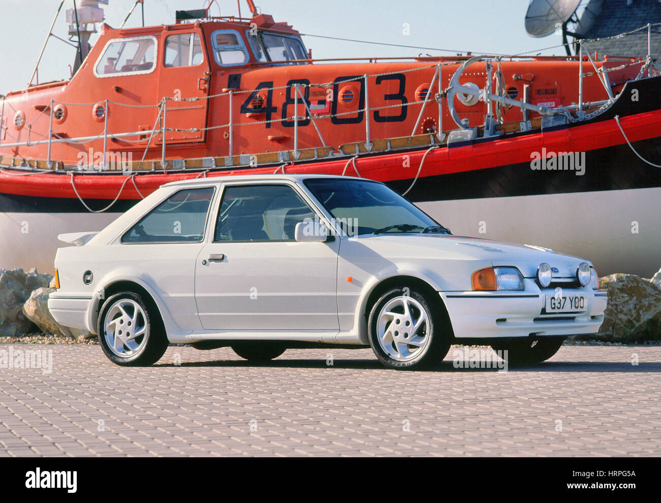 1990 Ford Escort RS Turbo Banque D'Images