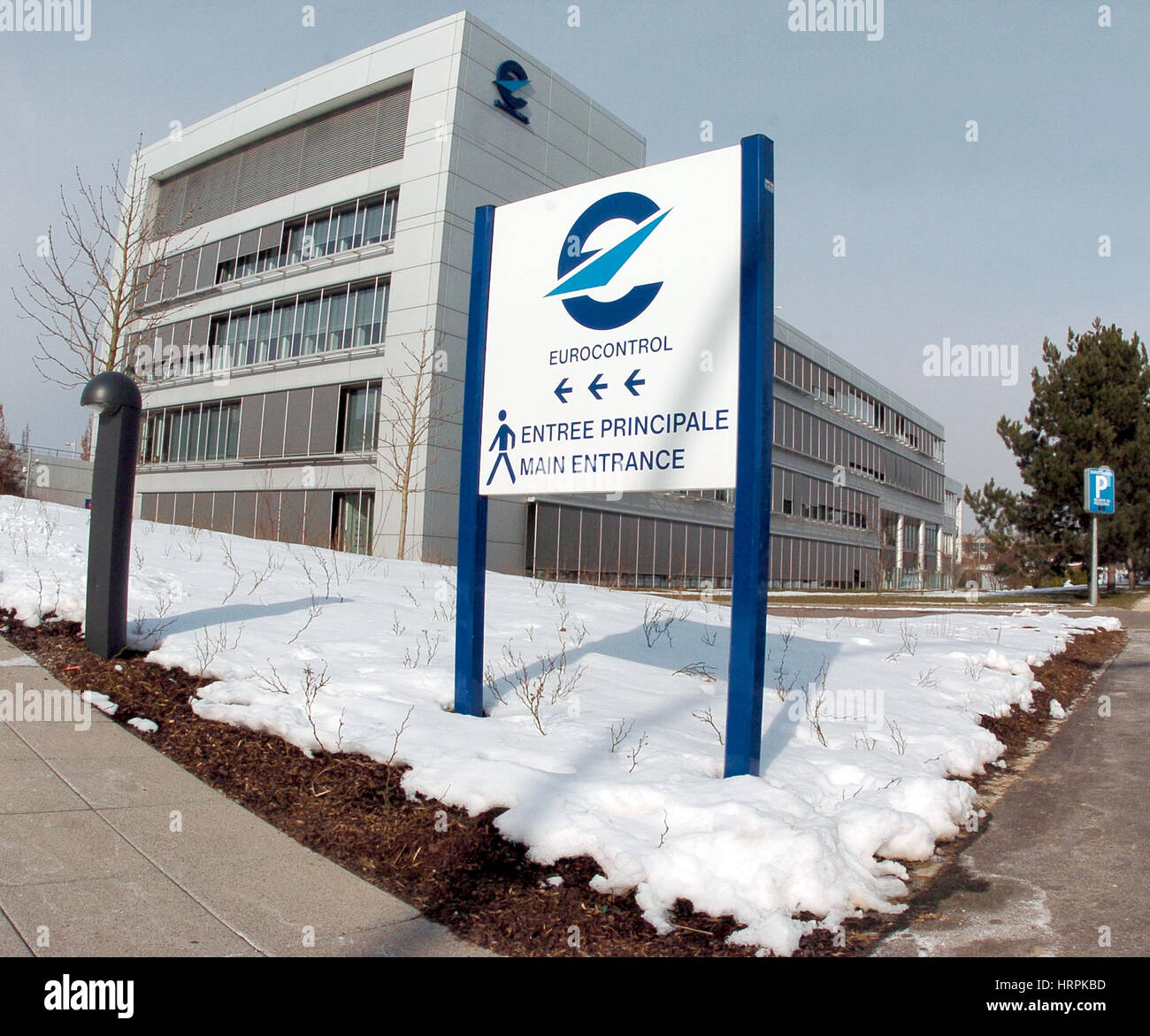 Organisation européenne pour la sécurité de la navigation aérienne Banque D'Images