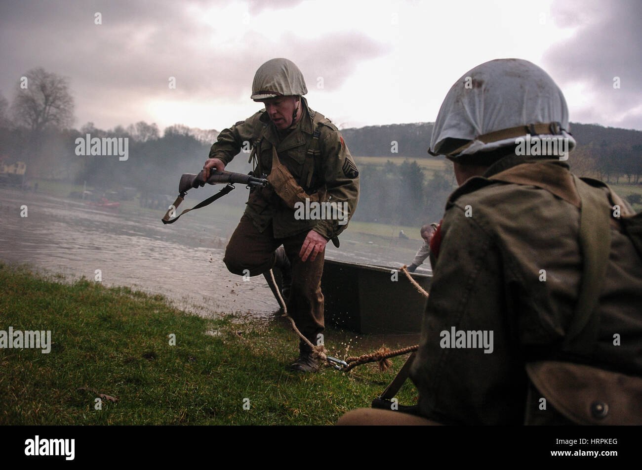 Liberté Luxembourg Diekirch seconde guerre mondiale Banque D'Images