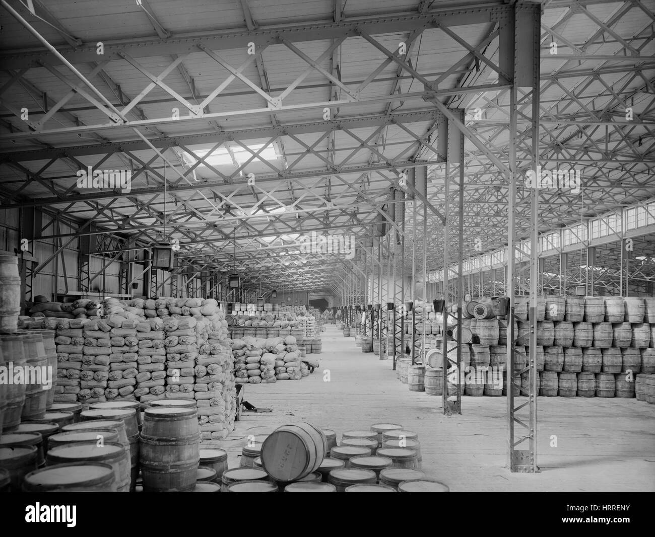 New York Central hangars de fret, Buffalo, New York, USA, Detroit Publishing Company, 1900 Banque D'Images