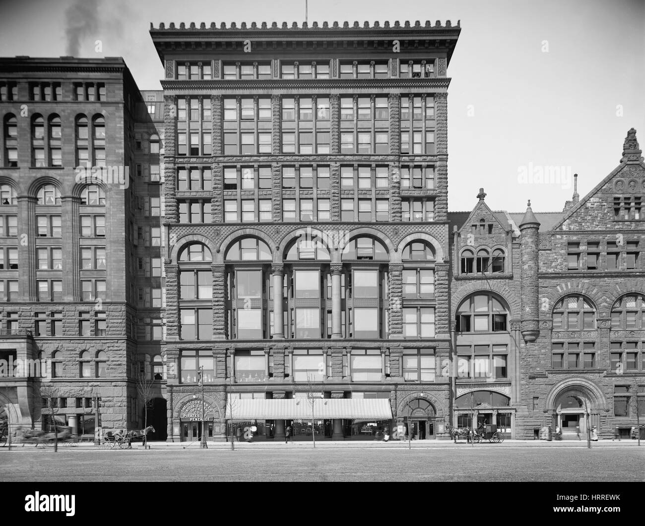 Fine Arts Building, Chicago, Illinois, USA, Detroit Publishing Company, 1900 Banque D'Images