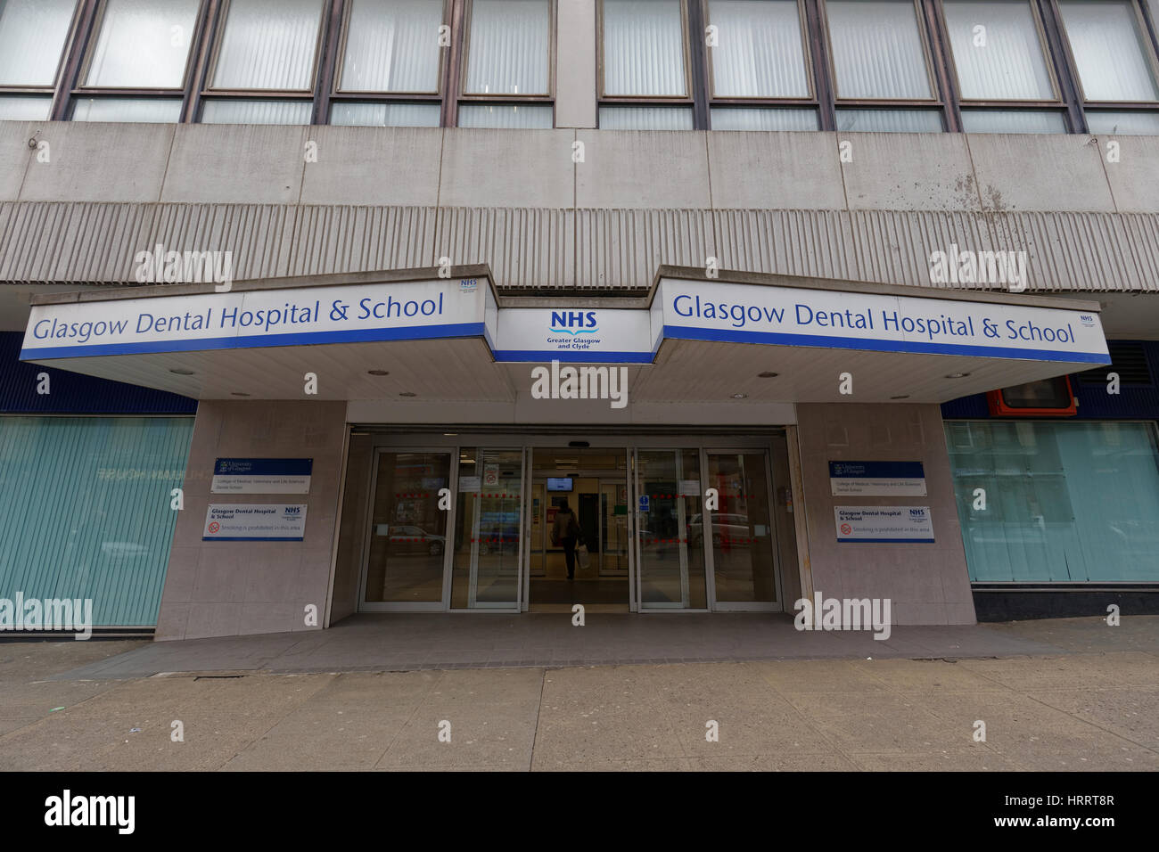 Glasgow Dental Hospital Sauchiehall St entrée Banque D'Images