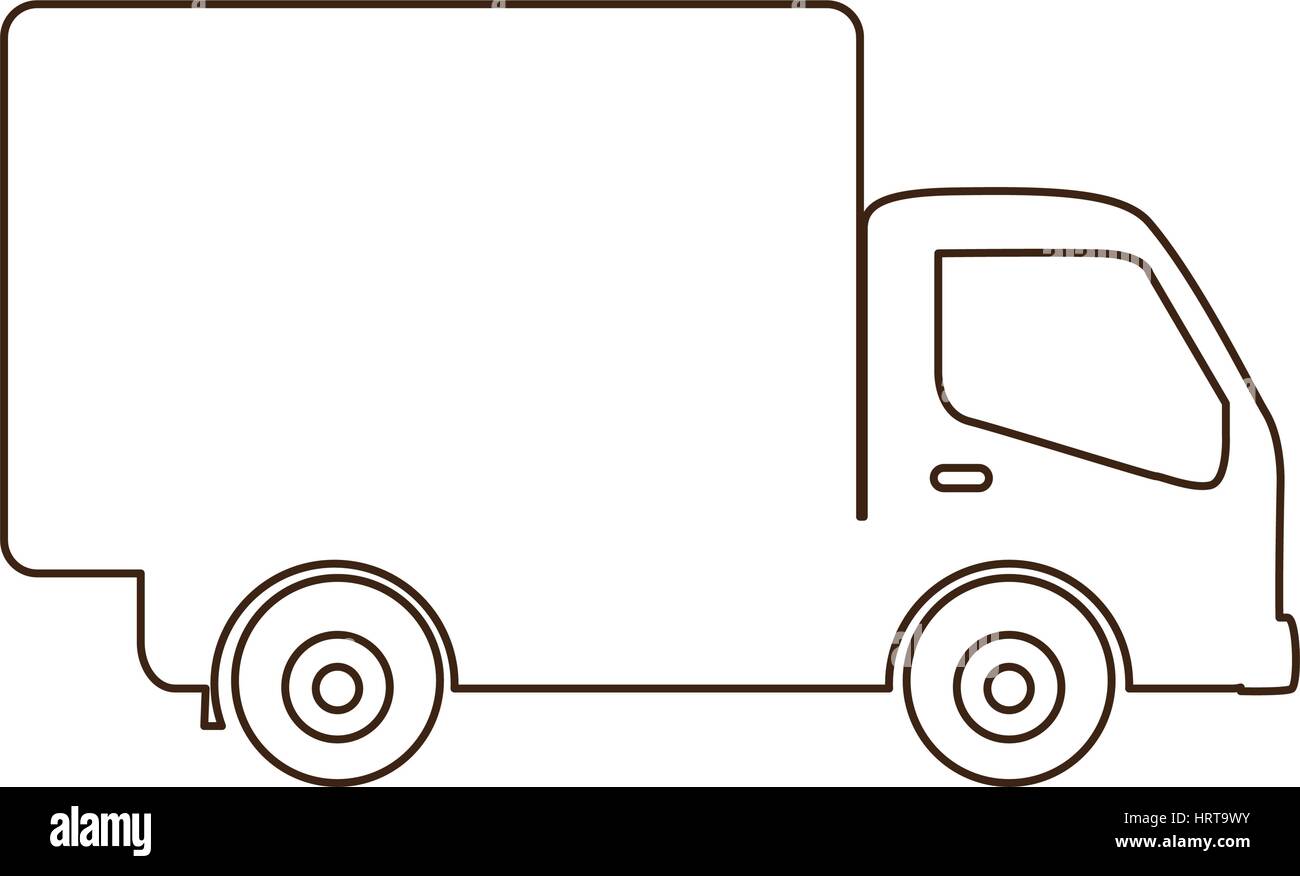 Contour Dessin Camion De Transport Avec L Icone De Chariot Television Image Vectorielle Stock Alamy Contour Dessin Camion De Transport Avec L Icone De Chariot Television Image Vectorielle Stock Alamy