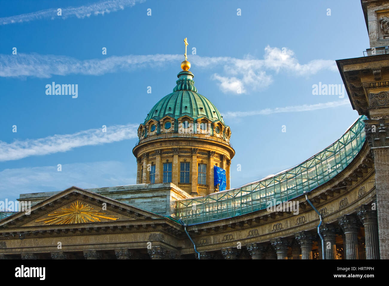 La Cathédrale de Kazan, Saint-Pétersbourg, Russie Banque D'Images