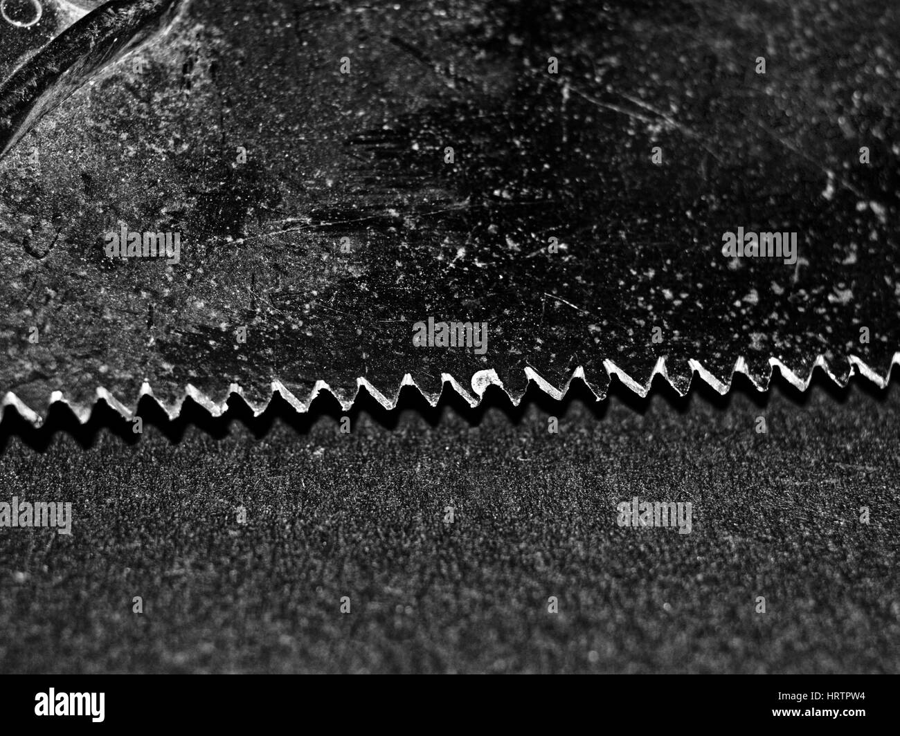 Vu en noir et blanc, bas, clés pour la conception de la couverture de l'album rock Banque D'Images