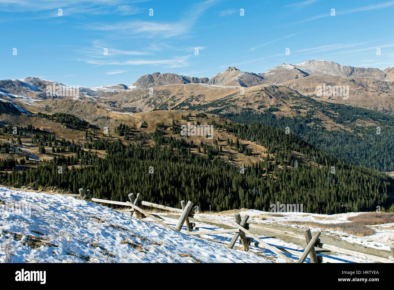 Beau paysage d'automne colorés dans le Colorado,Amérique. Banque D'Images