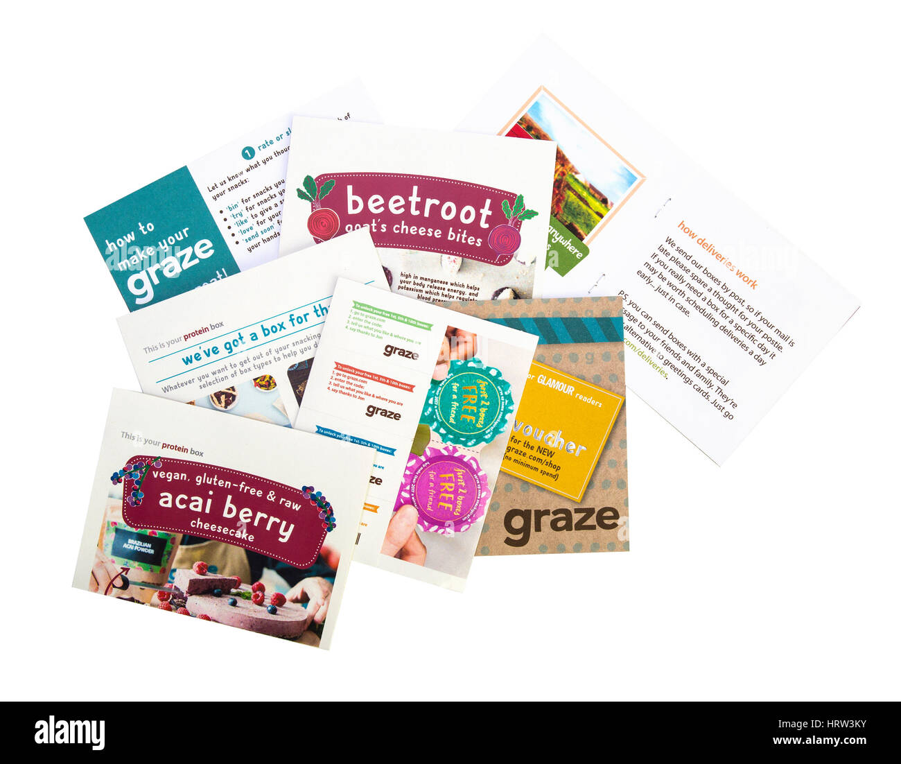 Nouveau 2017 snackspiration graze.com, brouter fort, par grignoter , réinventé en-cas sains livrés à votre porte ou à son lieu de travail Banque D'Images