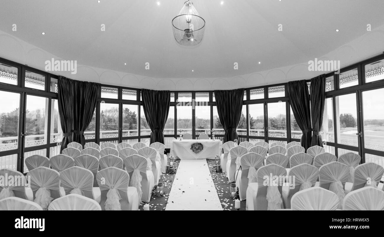 Salle de mariage Banque D'Images