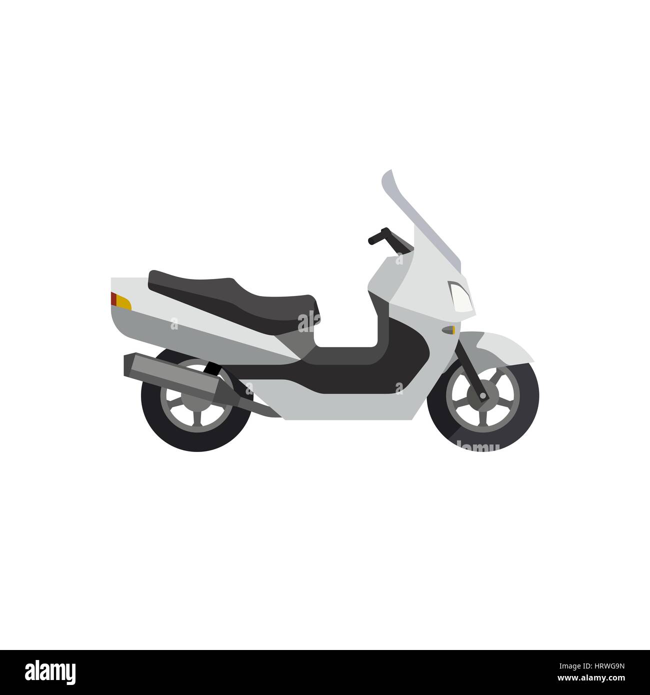 Maxi Scooter Illustration de Vecteur