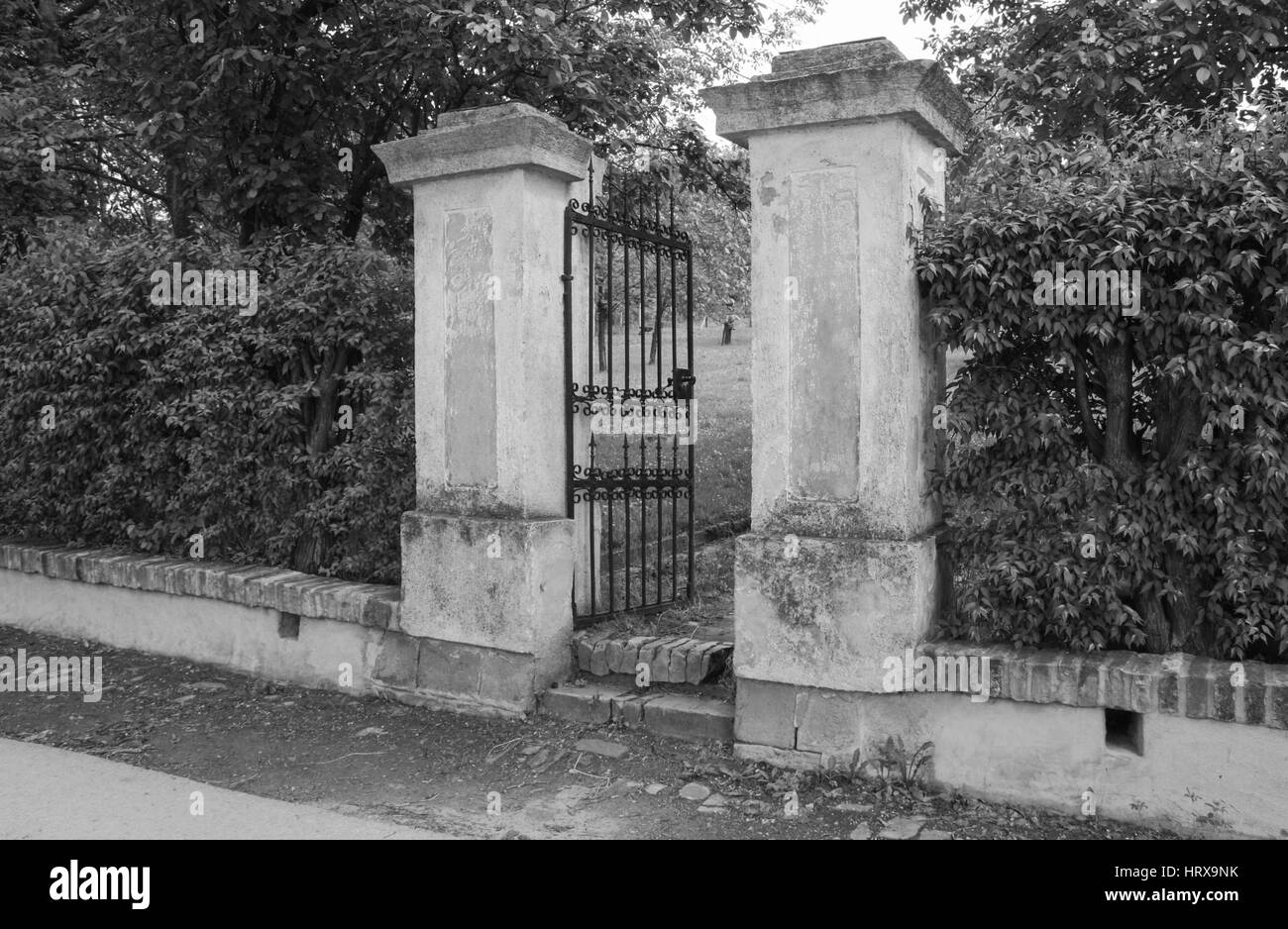 porte en métal Banque D'Images