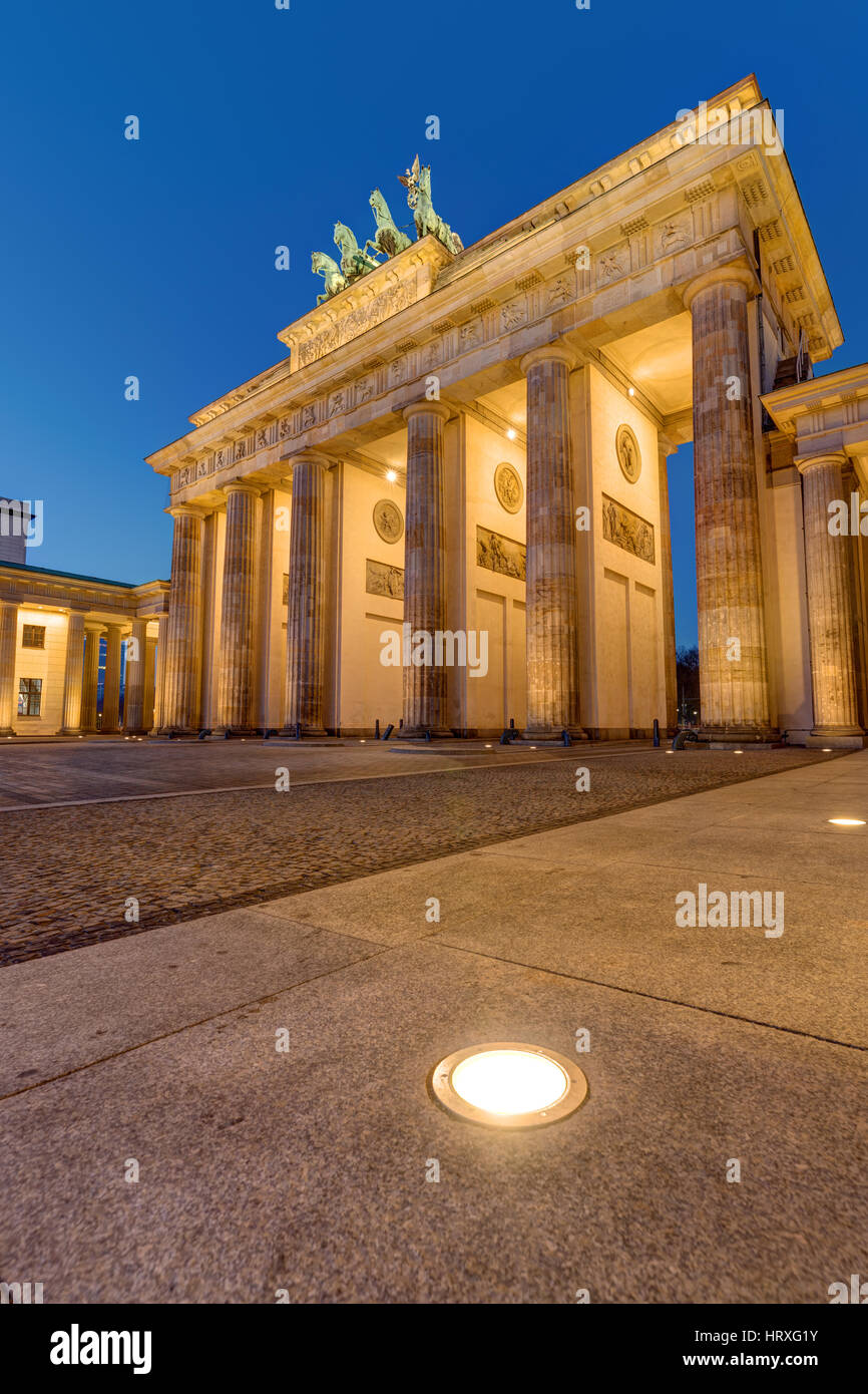 La célèbre porte de Brandebourg à