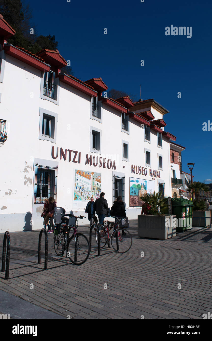Donostia-San Sebastian : le Musée de la Marine, sur le port de la vieille ville, rend hommage à la tradition et l'histoire de l'héritage basque maritimum Banque D'Images