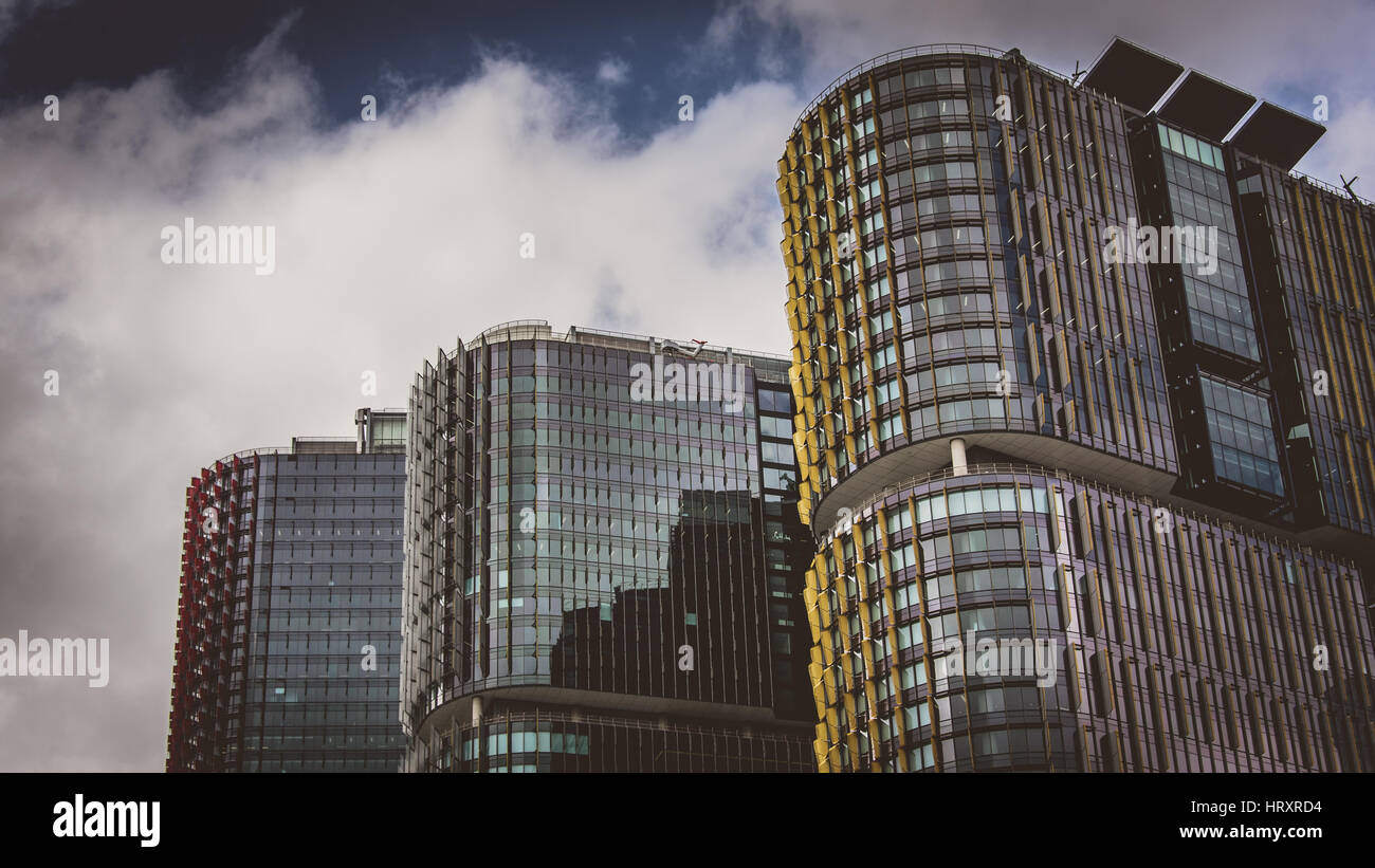 Grands bâtiments en verre moderne, Sydney Banque D'Images