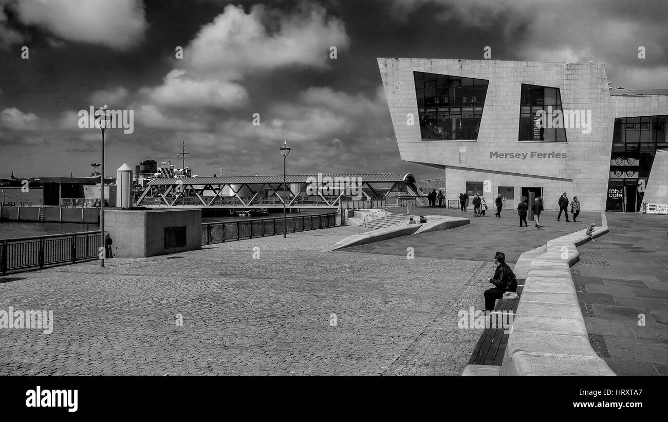 Mersey Ferries, Pier Head Banque D'Images