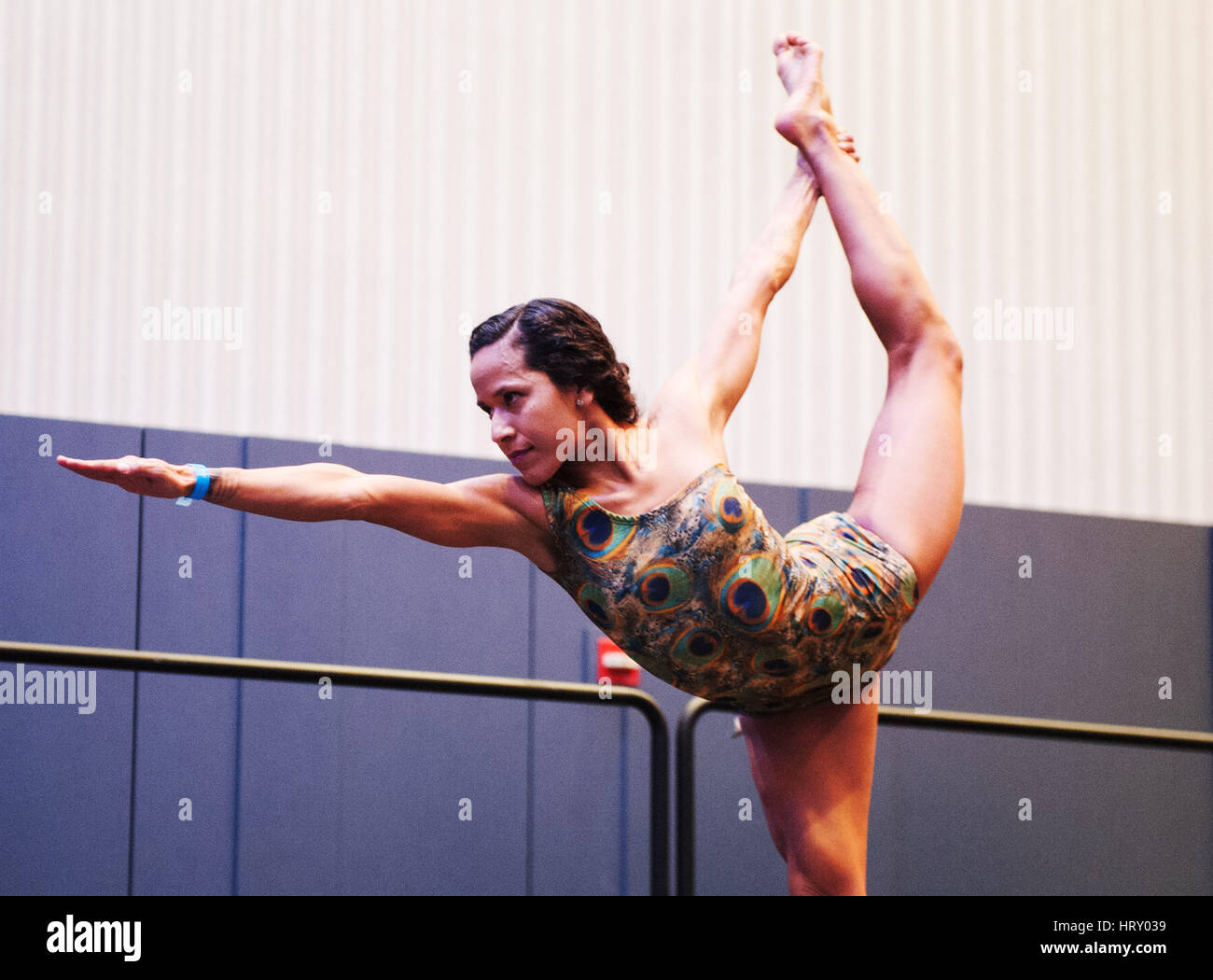 4 mars 2017 : à la concurrence du Yogi Arnold Festival sportif. Columbus, Ohio, USA. Brent Clark/Alamy Live News Banque D'Images