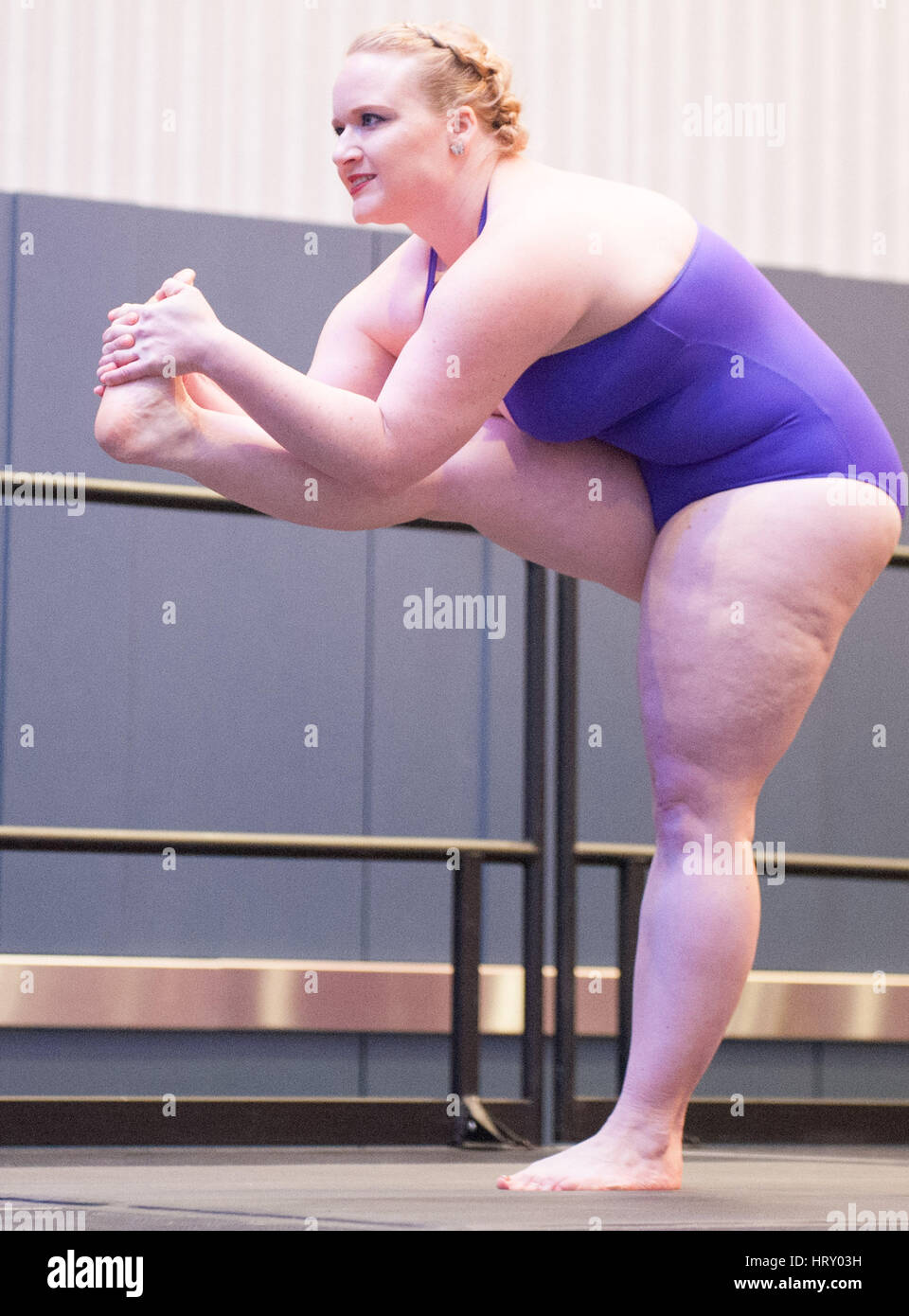 4 mars 2017 : à la concurrence du Yogi Arnold Festival sportif. Columbus, Ohio, USA. Brent Clark/Alamy Live News Banque D'Images