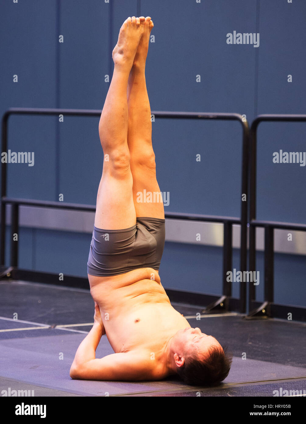 4 mars 2017 : à la concurrence du Yogi Arnold Festival sportif. Columbus, Ohio, USA. Brent Clark/Alamy Live News Banque D'Images