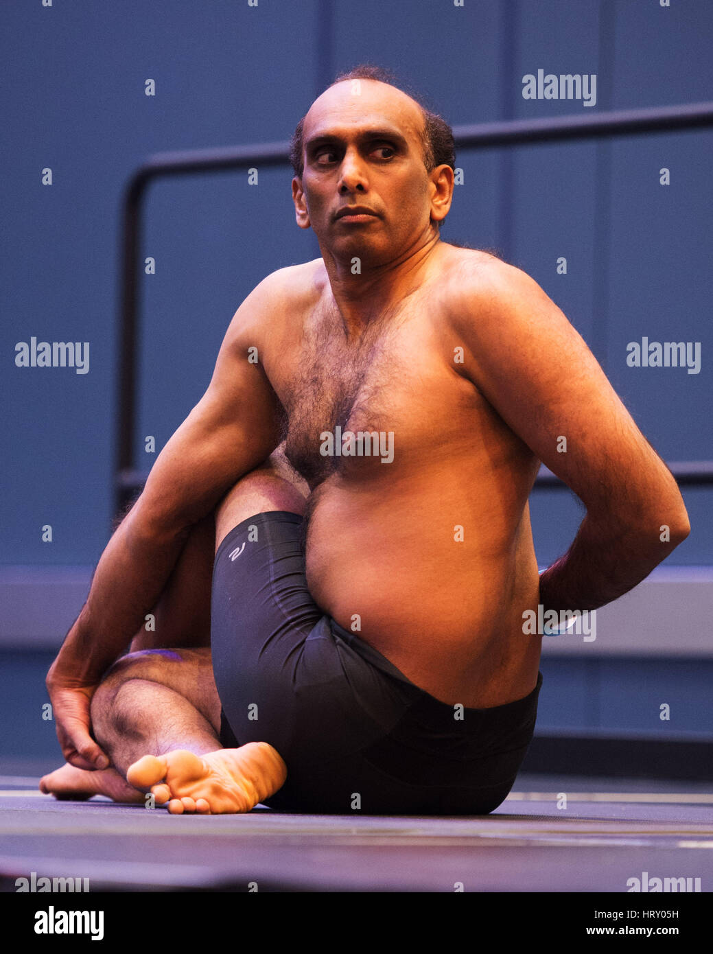 4 mars 2017 : à la concurrence du Yogi Arnold Festival sportif. Columbus, Ohio, USA. Brent Clark/Alamy Live News Banque D'Images
