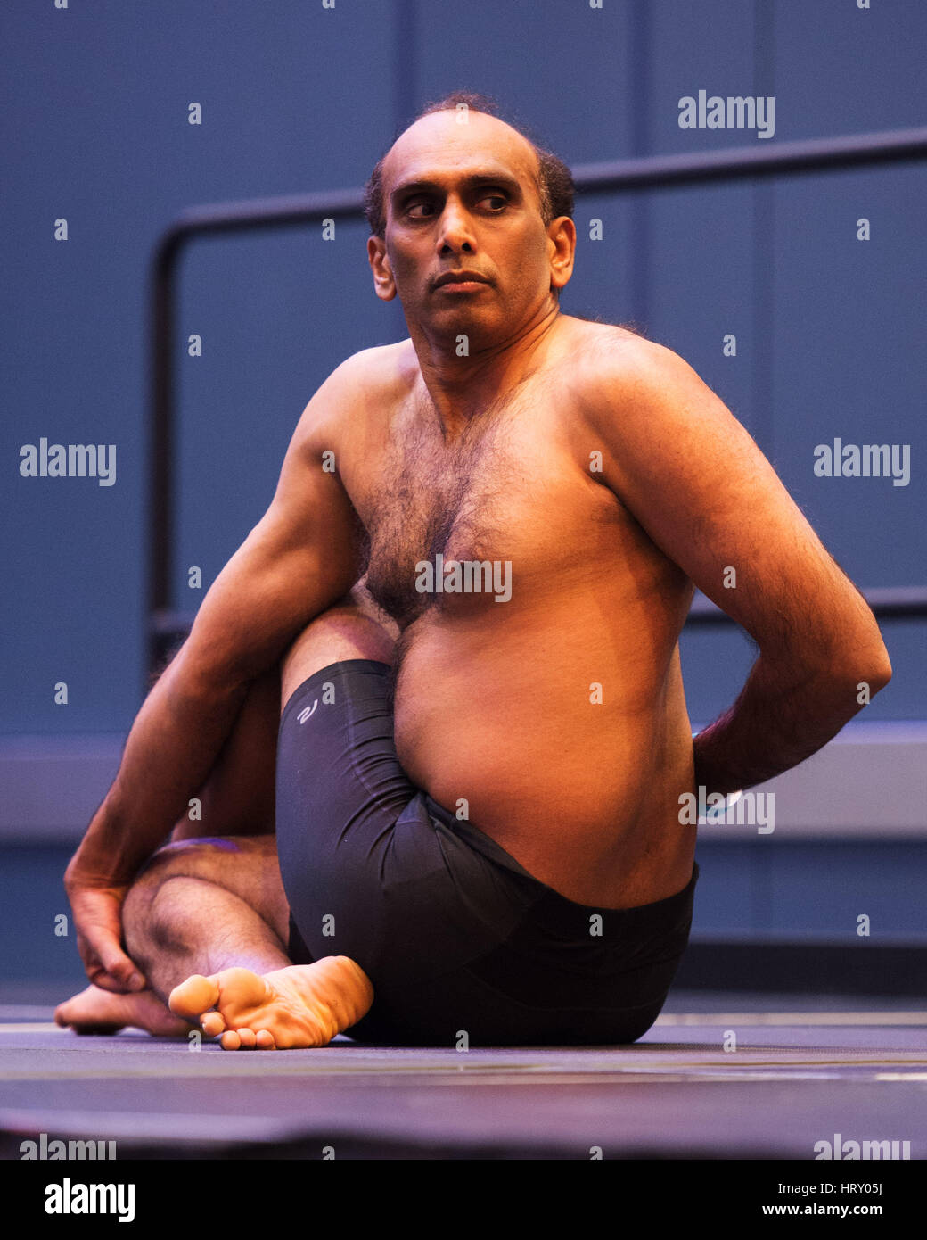 4 mars 2017 : à la concurrence du Yogi Arnold Festival sportif. Columbus, Ohio, USA. Brent Clark/Alamy Live News Banque D'Images